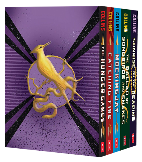 hunger games 5 book paperback boxed set_transparent